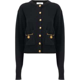 Chloé Horse Medal Knitted Cardigan