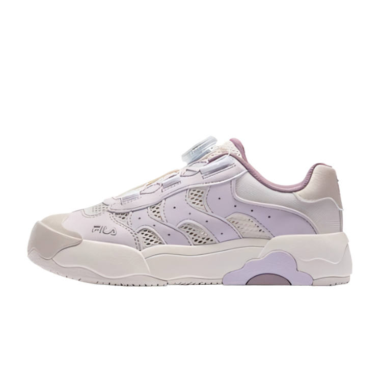 FILA KIDS Heritage FHT Synthetic Leather, Textile Low top Kids Lifestyle Shoes Purple Teenagers