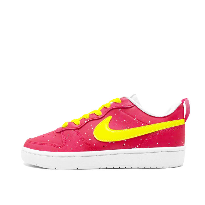Nike Nike Court Borough Polka Dot Revolution Leather Slip Resistant Cushioning Abrasion Resistant Low top