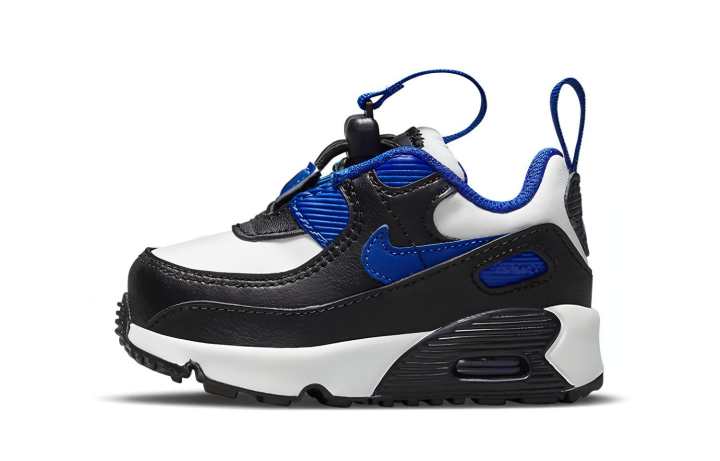 Nike Nike Air Max 90 Toggle Low top Toddler Shoes White Blue Black Infant And Toddler