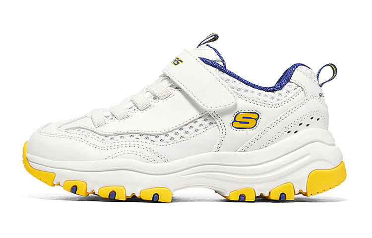 Skechers Kids Lifestyle Shoes White Yellow Teenagers