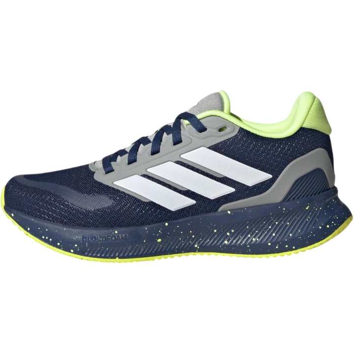 Adidas Adidas RUNFALCON 5 Abrasion Resistant Breathable Abrasion Resistant Breathable Low top Kids' Running Shoes Dark Blue