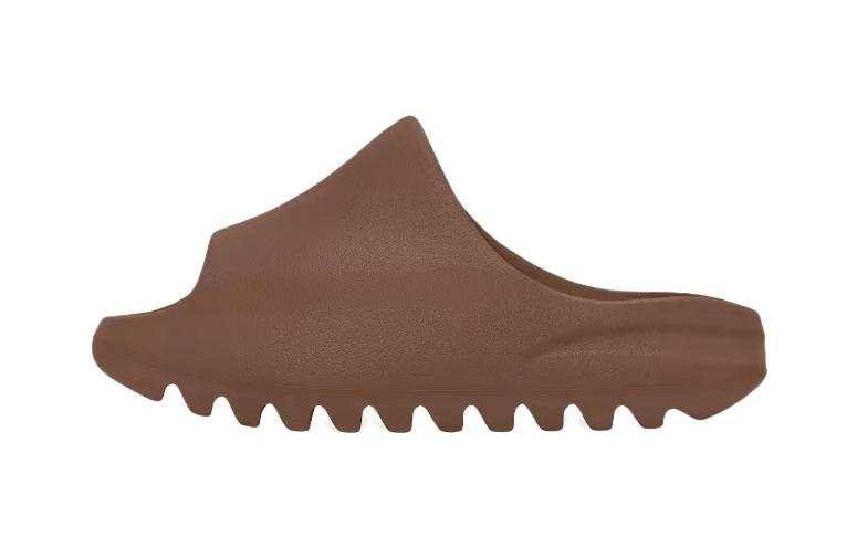Adidas Originals Yeezy Slide Children Aged 3 7 Years Old Kids' Outdoor Slippers Linen Brown