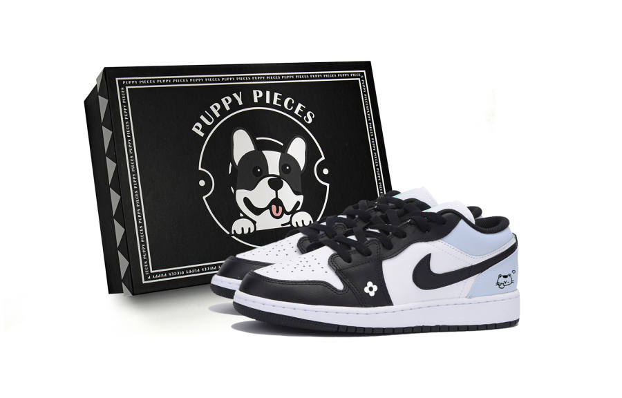 Jordan Jordan Air Jordan 1 Low top Kids' Skateboarding Shoes White Teenagers