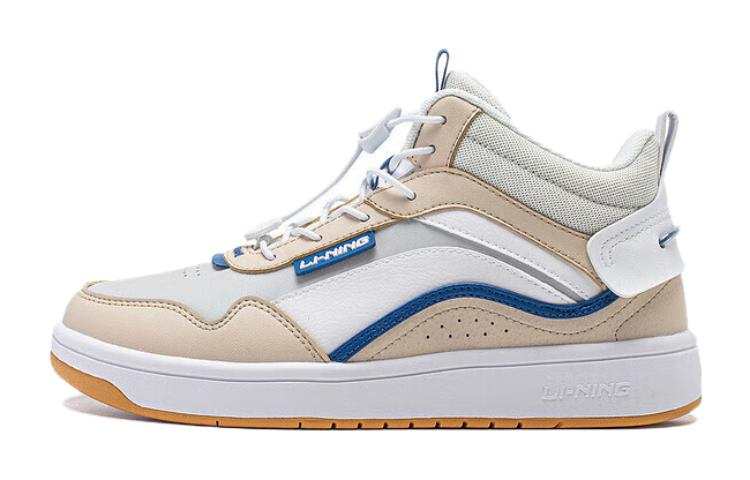 Li-Ning YOUNG Li Ning YOUNG Sports Life Collection Comfortable Slip Resistant Kids' Skateboarding Shoes Light Lime/Dusty Khaki Kids'