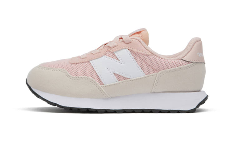 New Balance New Balance NB 237 Comfortable Kids Lifestyle Shoes Beige Pink Children Aged 3 7 Years Old