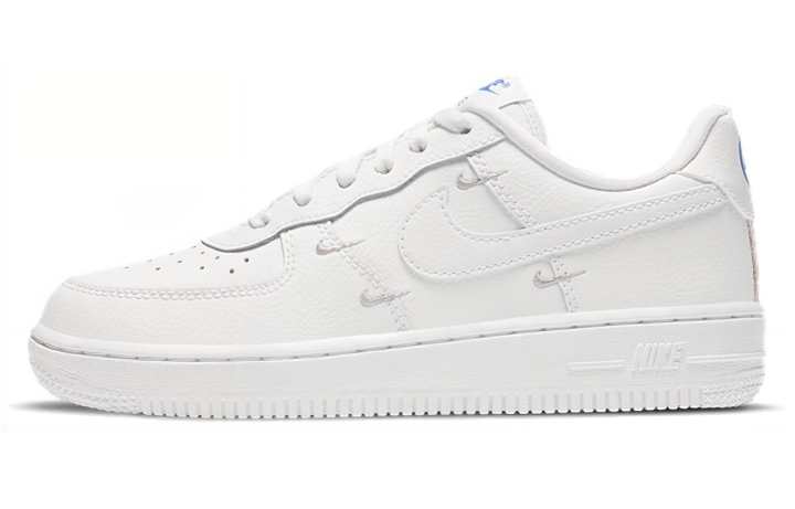 Nike Nike Air Force 1 Force 1 LV8 Ho20 Low top Kids' Skateboarding Shoes White Blue Children Aged 3 7 Years Old