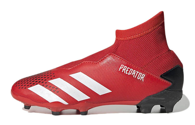 Adidas Adidas PREDATOR 20.3 FG J Falcon Abrasion Resistant Soccer Shoes China Red Kids'