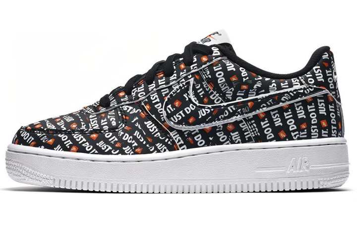 Nike Nike Air Force 1 Low Just Do It Pack Black GS