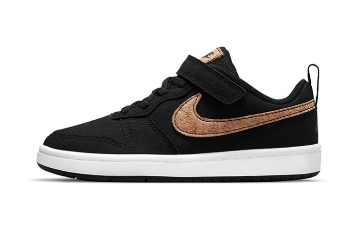 Nike Nike Court Borough Low 2 Canvas Black Praline PS