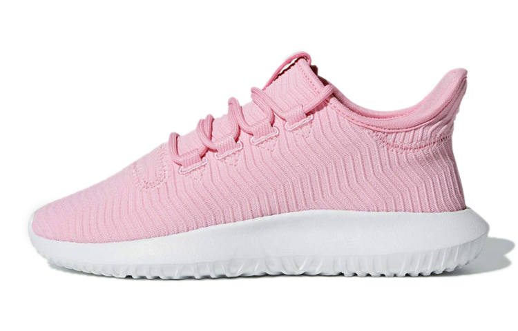 Adidas Originals Tubular J Slip Resistant Abrasion Resistant Kids Lifestyle Shoes Pink Teenagers