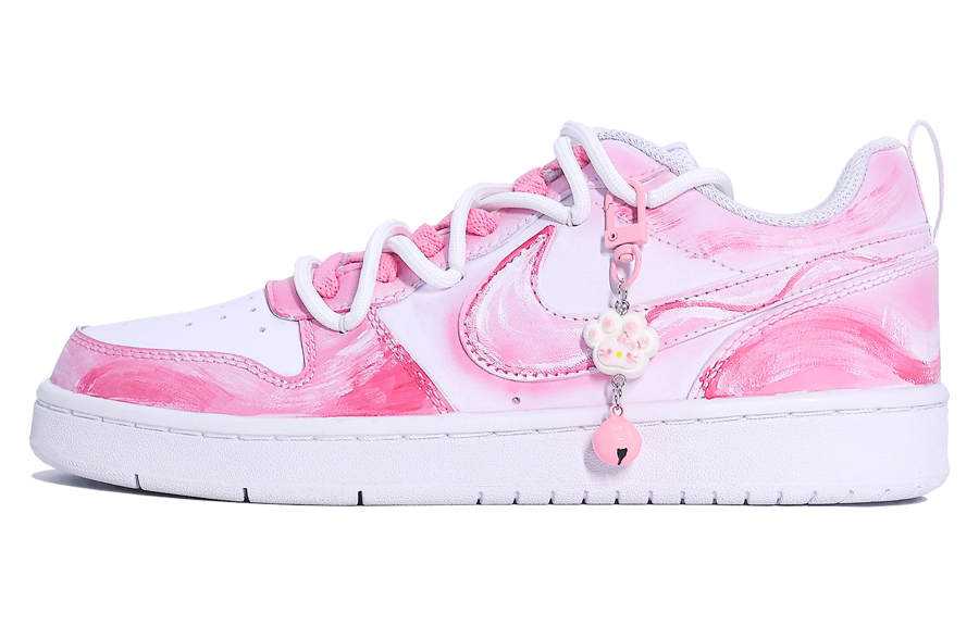 Nike Nike Court Borough Leather Slip Resistant Anti Kick Cushioning Abrasion Resistant Breathable Low top Skateboard Shoes