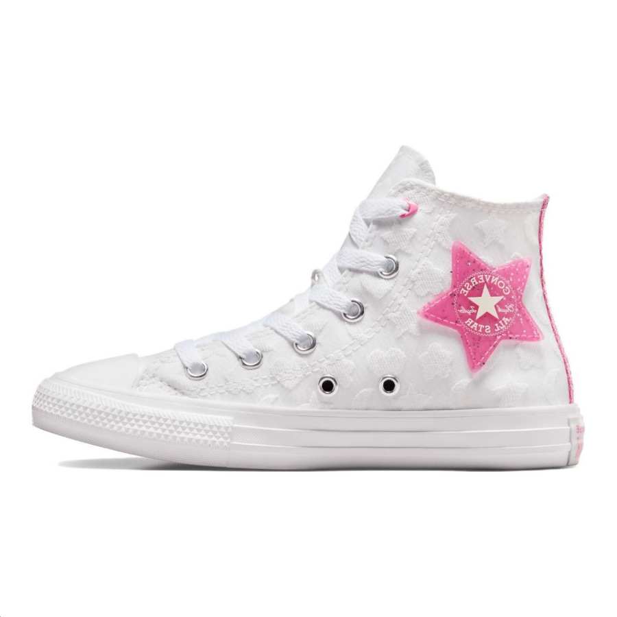 Converse Converse Chuck Taylor All Star High PS 'Sparkle - White'