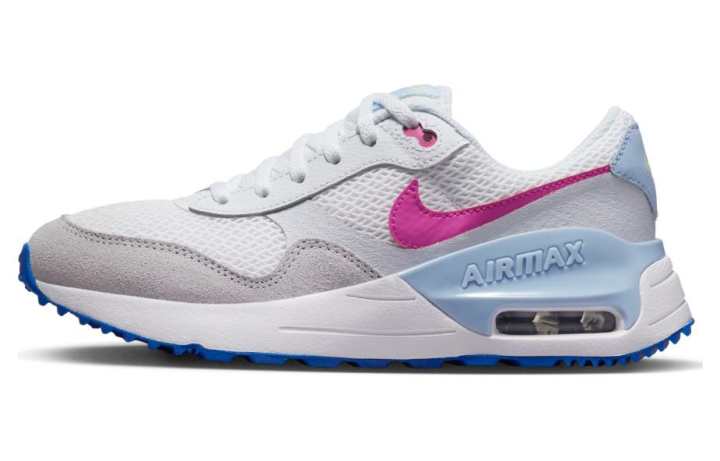 Nike Nike Air Max SYSTM Low top Kids' Running Shoes White Blue Pink Kids'