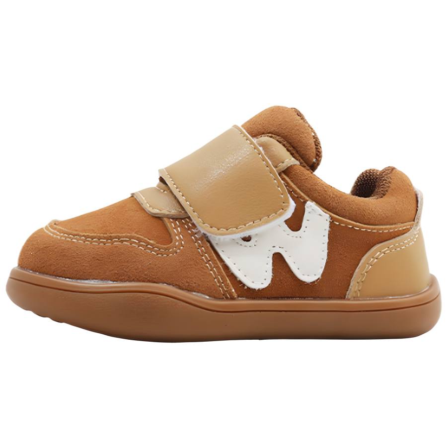 MAIBUXIONG Microfiber Leather Slip Resistant Slip Resistant Low top Toddler Shoes Infant And Toddler