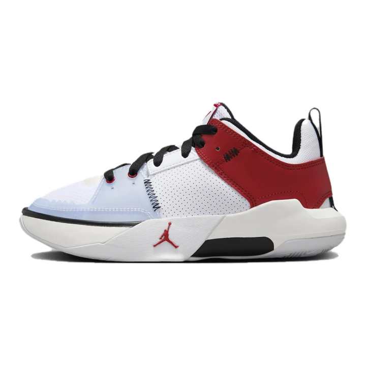 Jordan Jordan One Take 5 Low top Basketball Shoes White Red Unisex