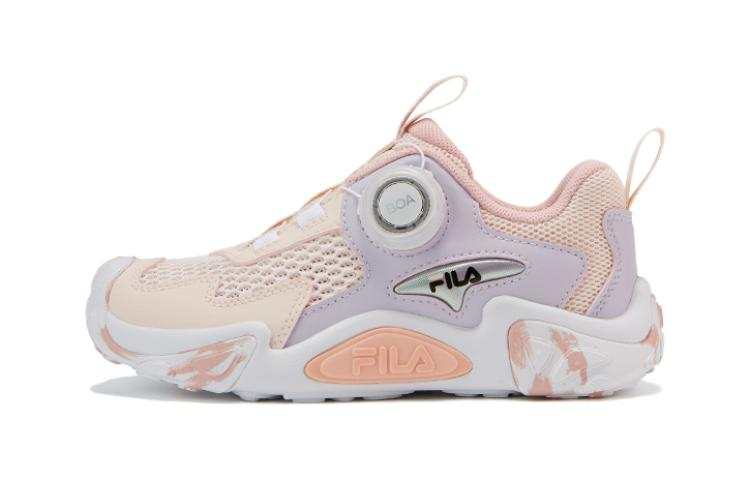 FILA KIDS Slip Resistant Abrasion Resistant Anti Kick Anti kick Low top Kids' Training Shoes Pink