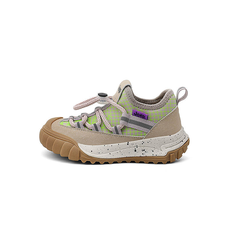 Jeep Low top Kids' Running Shoes Beige Green Kids'
