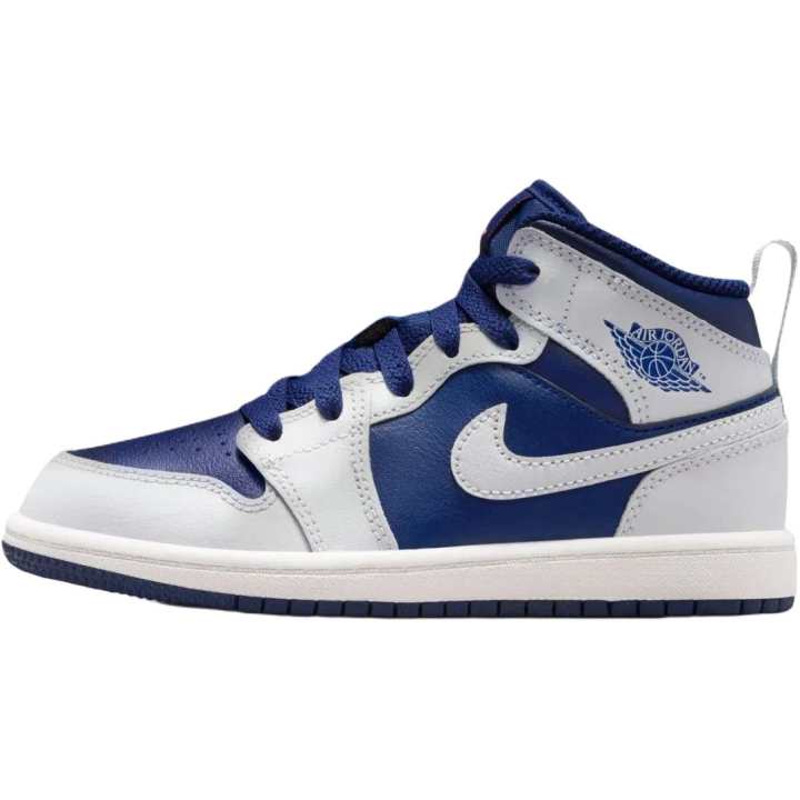 Jordan Jordan Air Jordan 1 Mid top Basketball Shoes Blue Kids'