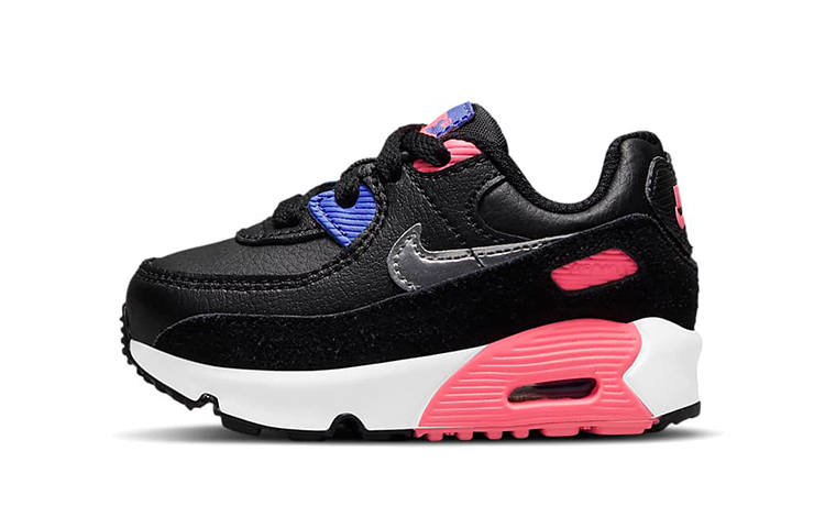 Nike Nike Air Max 90 Low top Toddler Shoes Black Pink Purple Infant And Toddler