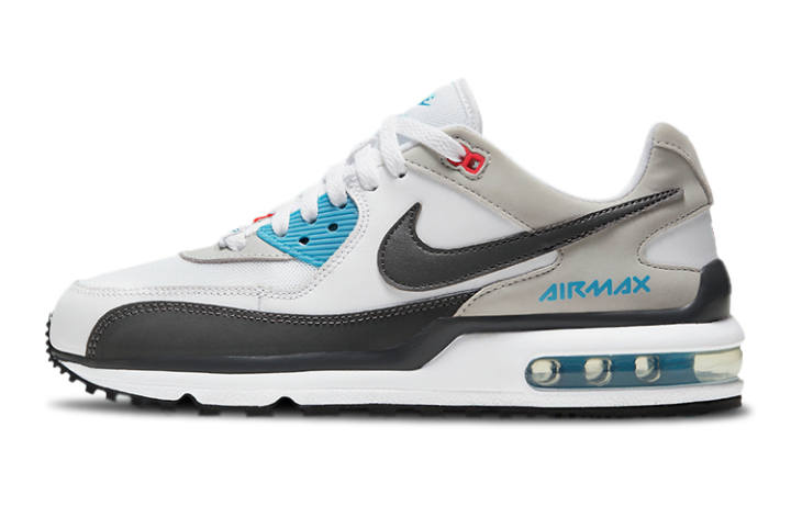 Nike Nike Air Max Wright Cushioning Abrasion Resistant Breathable Low top Casual Shoes White Blue Pink Unisex