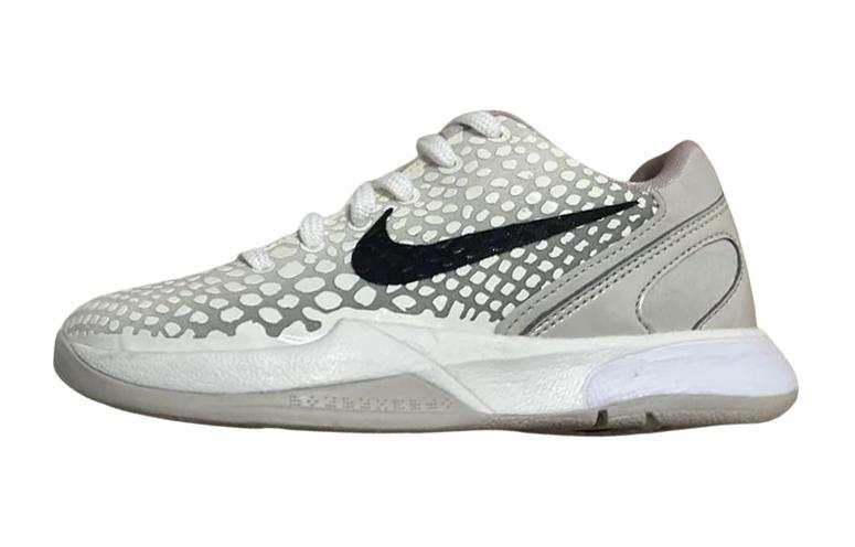 Nike Nike Zoom Kobe 6 Protros Comfortable Cushioning Low top Children's Basketball Shoes Gray White Black Kids'