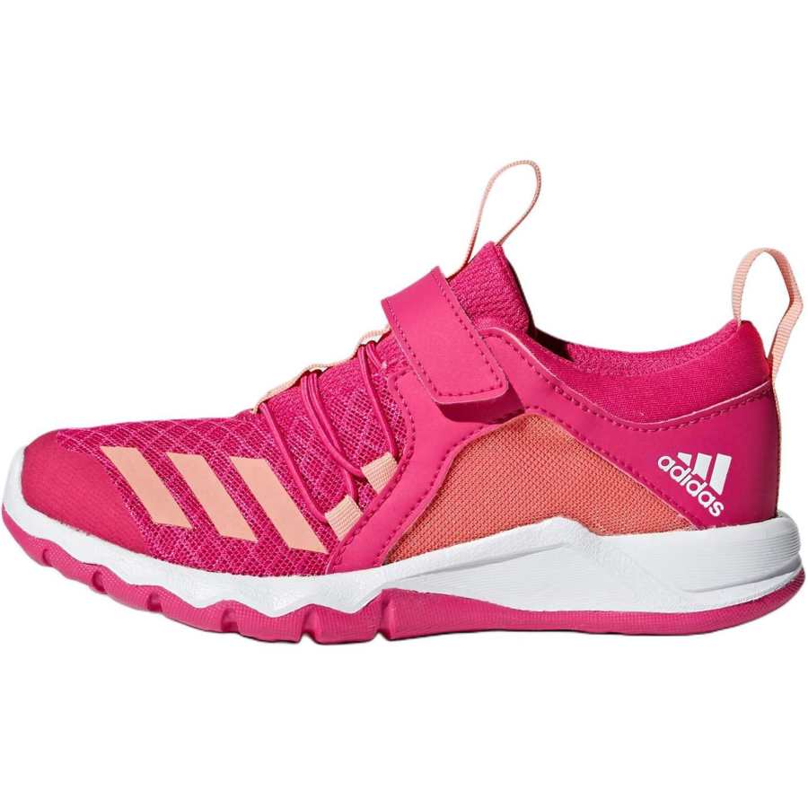 Adidas Adidas Rapidafle Slip Resistant Abrasion Resistant Low top Kids Lifestyle Shoes Pink Children Aged 3 7 Years Old