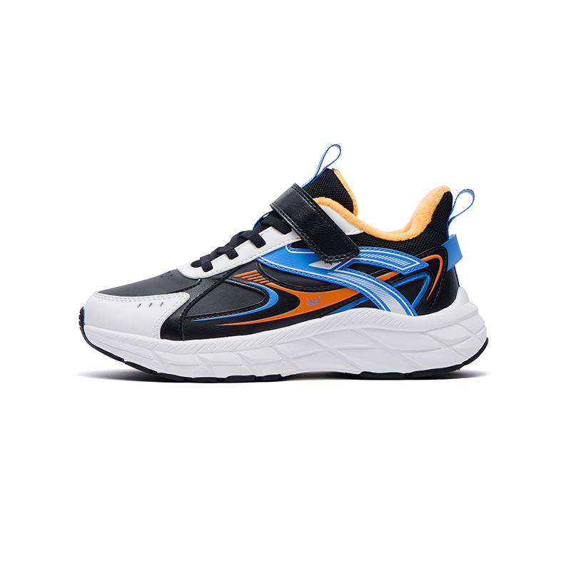 361°KIDS Slip Resistant Cushioning Abrasion Resistant Rebound Kids Lifestyle Shoes Black White Blue Unisex