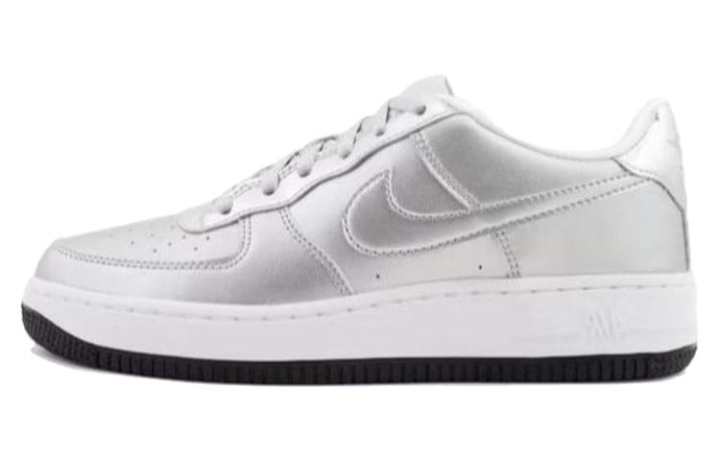 Nike Nike Air Force 1 Low Metallic Silver GS