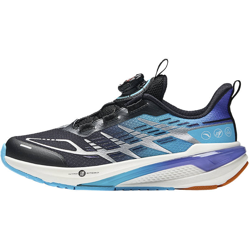 Antakids Winning Low top Running Shoes Black/Lake Blue/Silver Teenagers