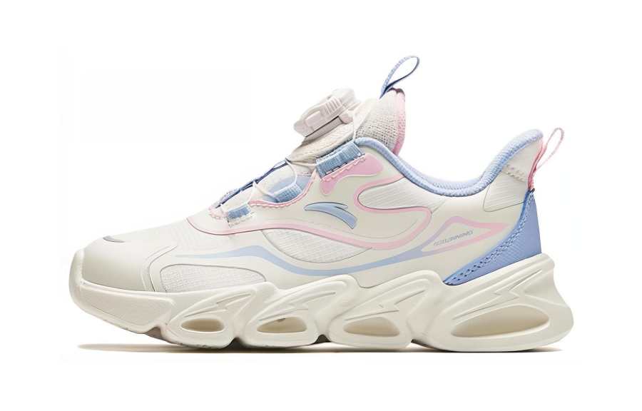 Antakids Cushioning, Wear Resistant Low top Kids' Running Shoes White Blue Pink Children Aged 3 7 Years Old