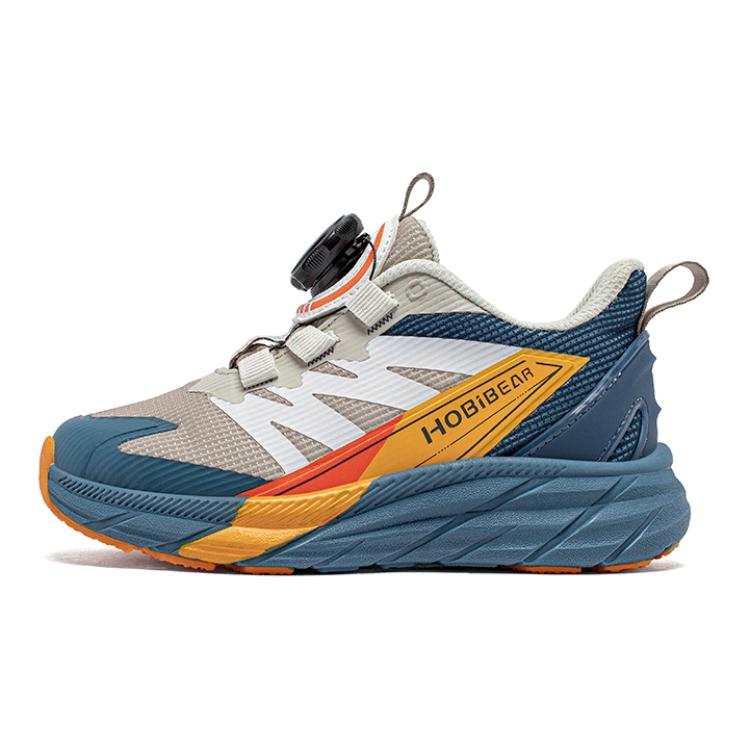 HOBIBEAR Synthetic Leather, Mesh Cushioning Abrasion Resistant Cushioning, Wear Resistant Low top Kids' Running Shoes