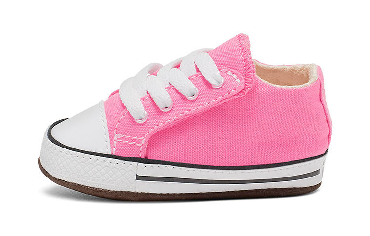 Converse Chuck Taylor All Star Cribste Canvas Low top Toddler Shoes Pink Infant And Toddler