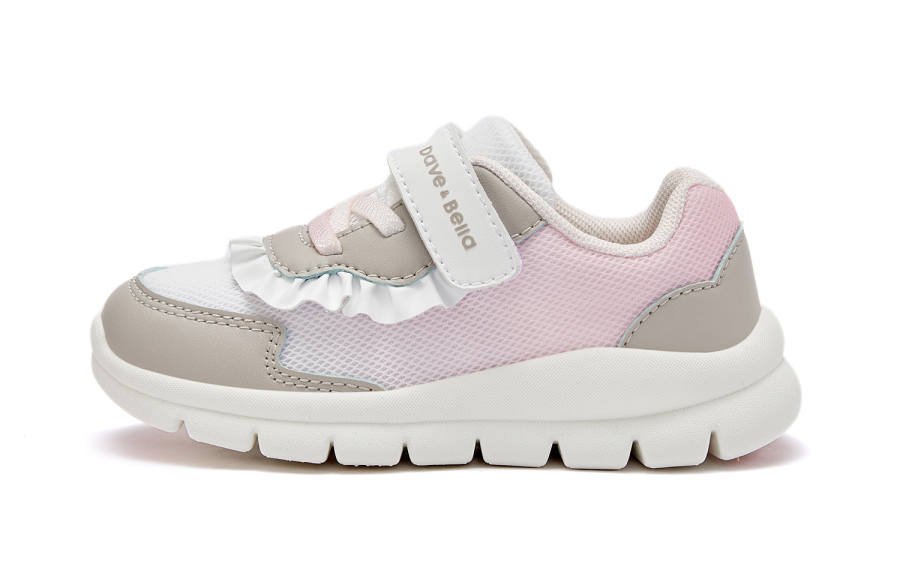 DAVE&BELLA Wear resistant, Lightweight, Breathable, And Non slip. Kids Lifestyle Shoes Pink Kids'