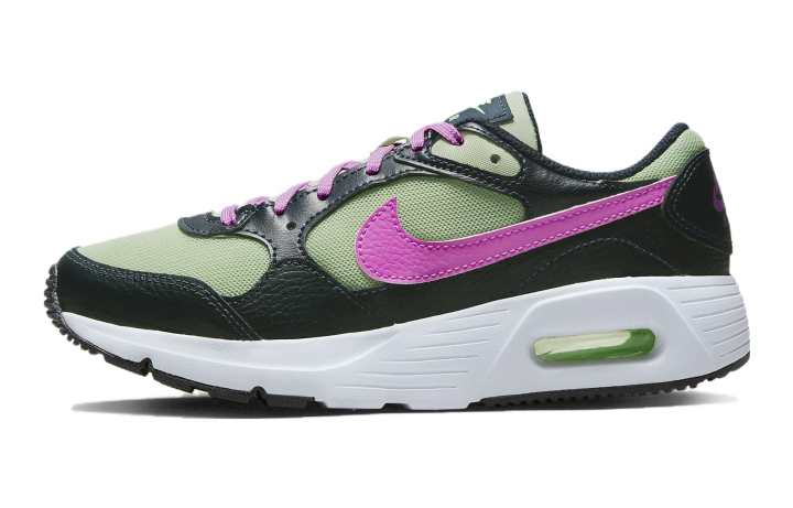 Nike Nike Air Max SC Leather Low top Casual Shoes Black Green Unisex