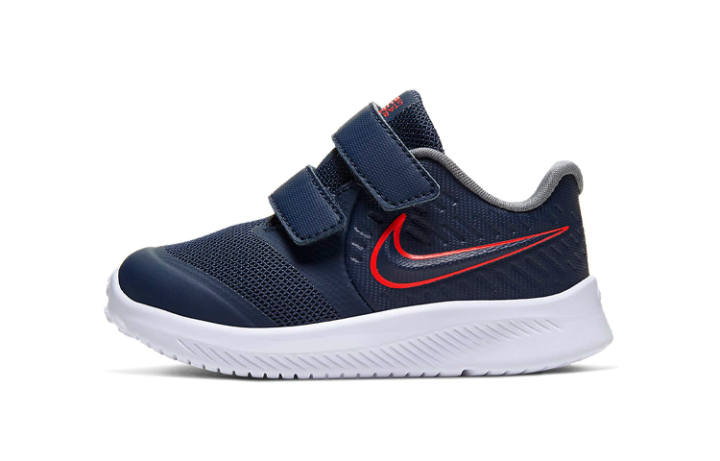 Nike Nike Star Runner 2 Slip Resistant Cushioning Low top Toddler Shoes Blue Red Infant And Toddler