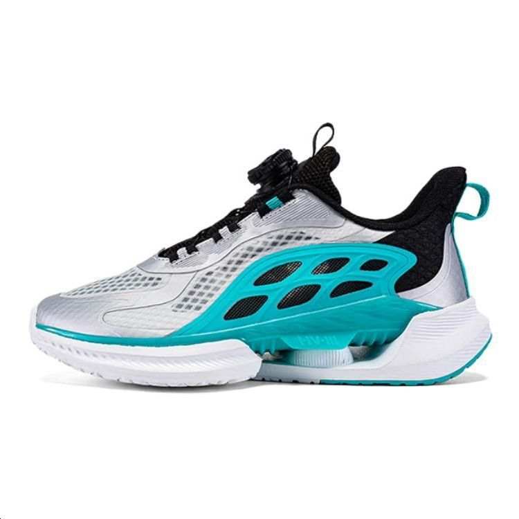 361°KIDS Low top Running Shoes Gray Silver Black Teenagers