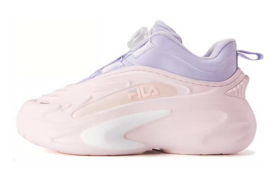 FILA KIDS Athleisure Low top Kids' Running Shoes Pu Mist Tender Powder Kids'