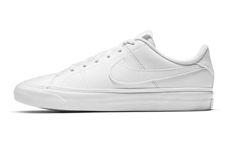 Nike Nike Court Legacy Slip Resistant Cushioning Abrasion Resistant Low top Skateboard Shoes Pure White Unisex