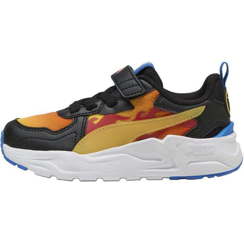 PUMA Hot Wheels x PUMA Trinity Lite Fabric Low top Casual Shoes Black Orange Kids'