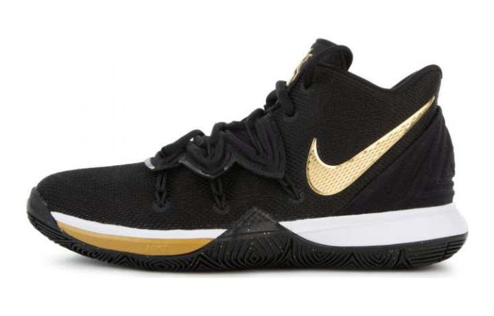 Nike Nike Kyrie 5 Black Metallic Gold GS