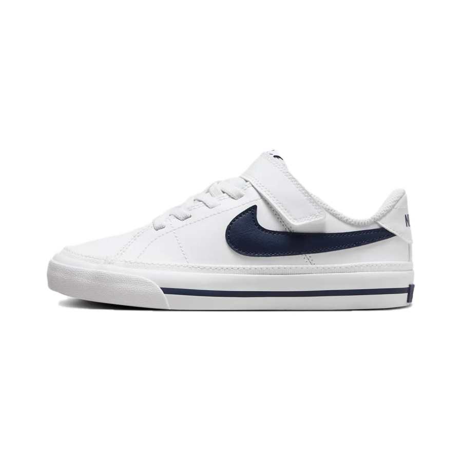 Nike Nike Court Legacy Low top Kids' Skateboarding Shoes White Blue Children Aged 3 7 Years Old