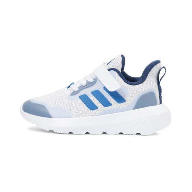 Adidas Adidas FORTARUN 3.0 Slip Resistant Cushioning Low top Kids' Running Shoes Blue White Children Aged 3 7 Years Old