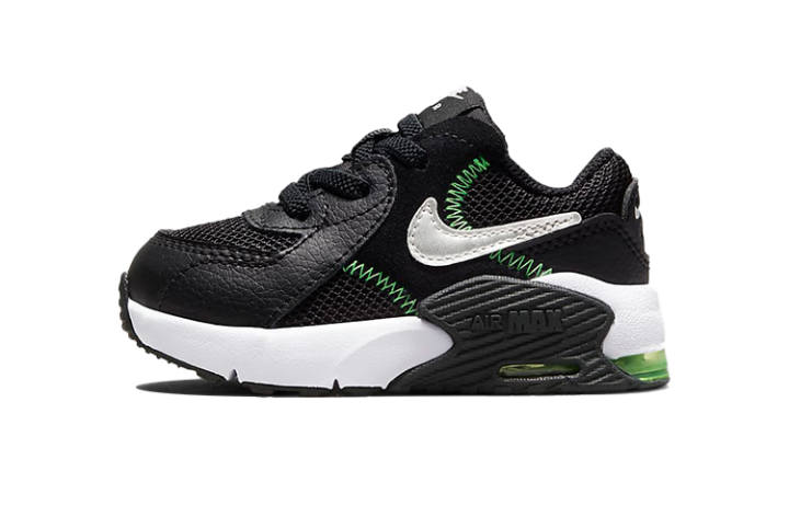 Nike Nike Air Max Excee Low top Toddler Shoes Black White Green Infant And Toddler