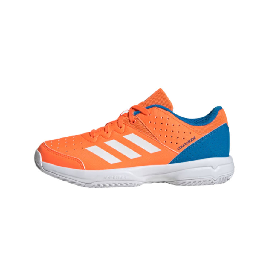 Adidas Adidas COURT STABIL Mesh Kids' Running Shoes White Orange Kids'