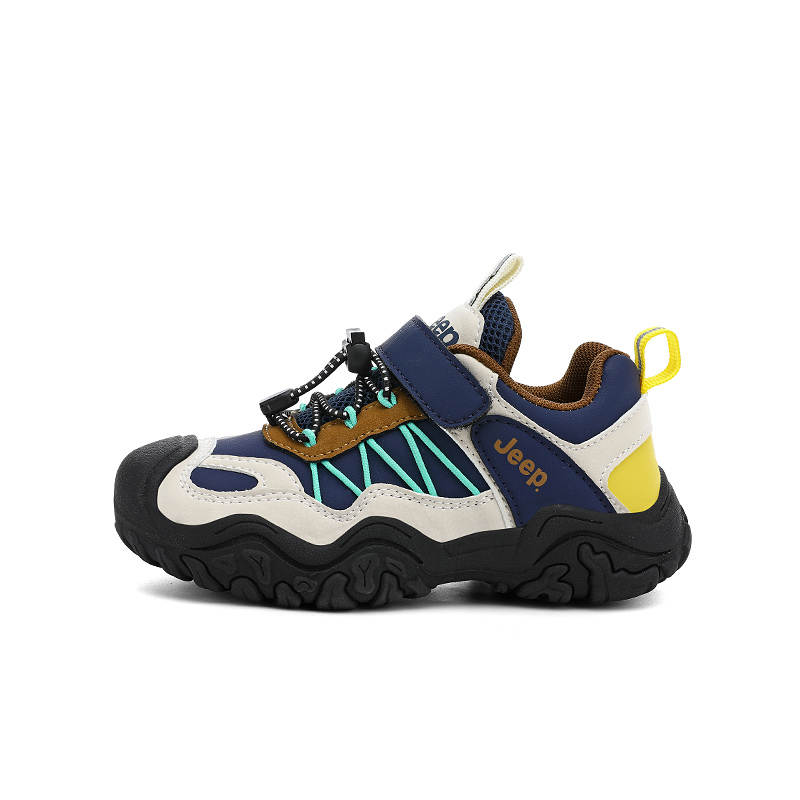 Jeep Lightweight Cushioning Slip Resistant Low top Basketball Shoes Dark Blue Moon Kids'