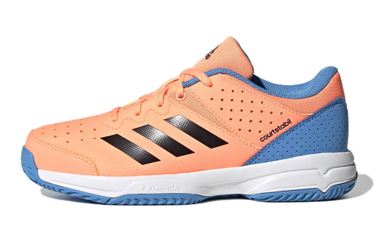 Adidas Adidas Court Slip Resistant, Abrasion Resistant, Breathable Kids' Training Shoes Blue Orange Kids'