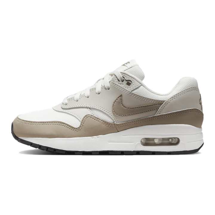 Nike Nike Air Max 1 Low top Casual Shoes White Brown Unisex