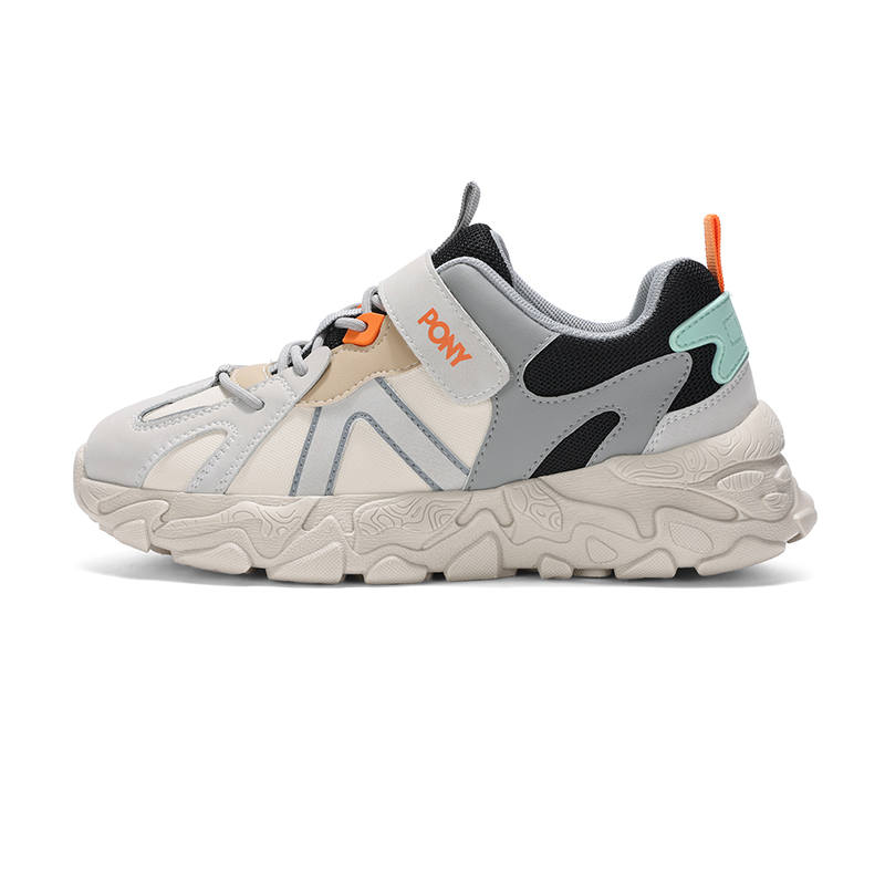 Pony MODERN Synthetic Leather, Textile Trendy Cushioning Breathable Cushioning Breathable Low top Kids Lifestyle Shoes