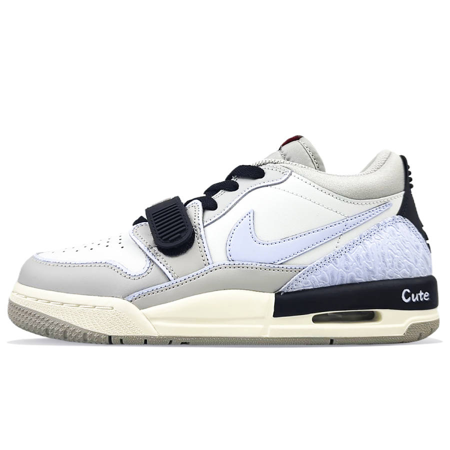Jordan Jordan Legacy 312 Low Cushioning Low top Children's Basketball Shoes White Teenagers
